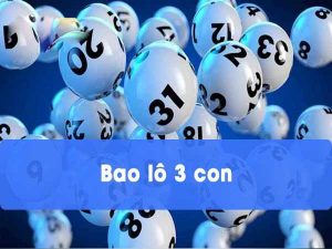 Bao lô 3 con Miền Nam